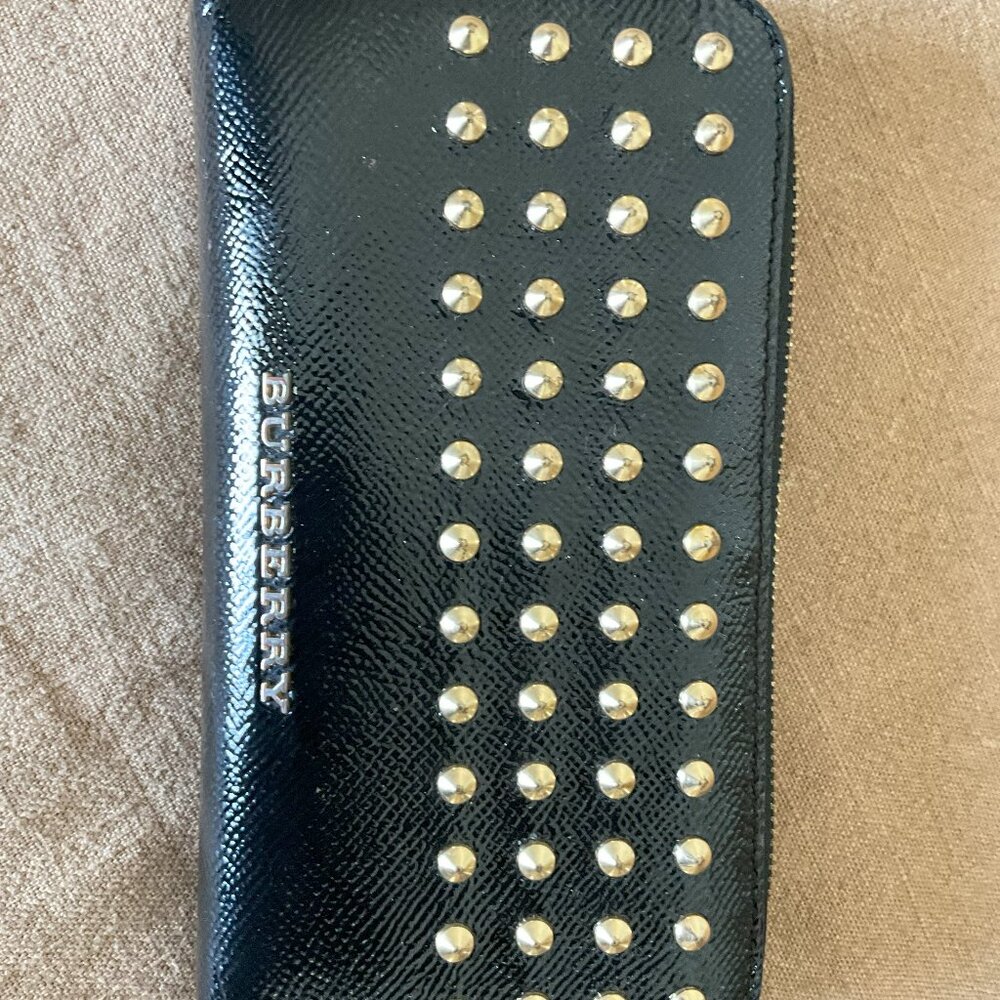 Burberry Studded Leather Wallet